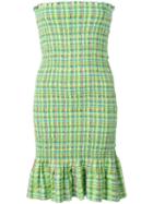 Callipygian Off-shoulder Short Dress - Green