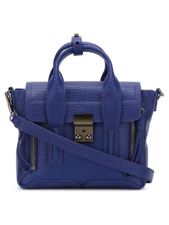 3.1 Phillip Lim Mini 'pashli' Satchel - Blue