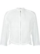 Sakayori. Zipped Knit Cardigan