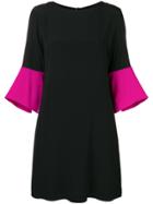 Ps By Paul Smith Flared Sleeve Shift Dress - Black