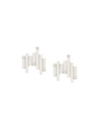 Charlotte Valkeniers Binary Stud Earrings - Metallic