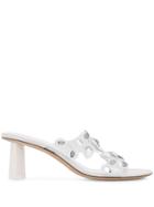 By Far Studded Sandals - White