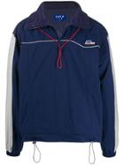 Ader Error High-neck Oversized Anorak - Blue