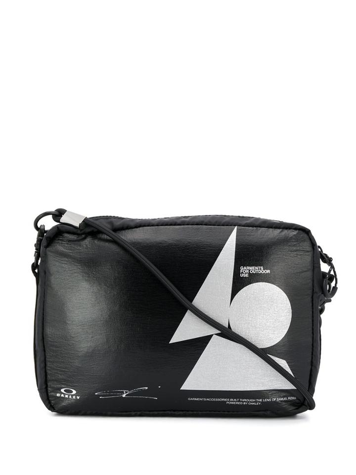 Oakley By Samuel Ross Graphic Print Shoulder Bag - Black