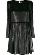 Liu Jo Velvet Skater Dress - Black