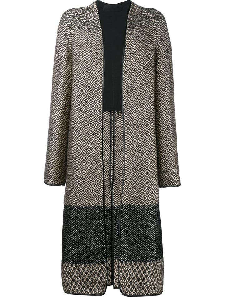 Haider Ackermann Geometric Jacquard Coat