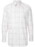 Gieves & Hawkes Long Sleeved Checked Shirt - Neutrals