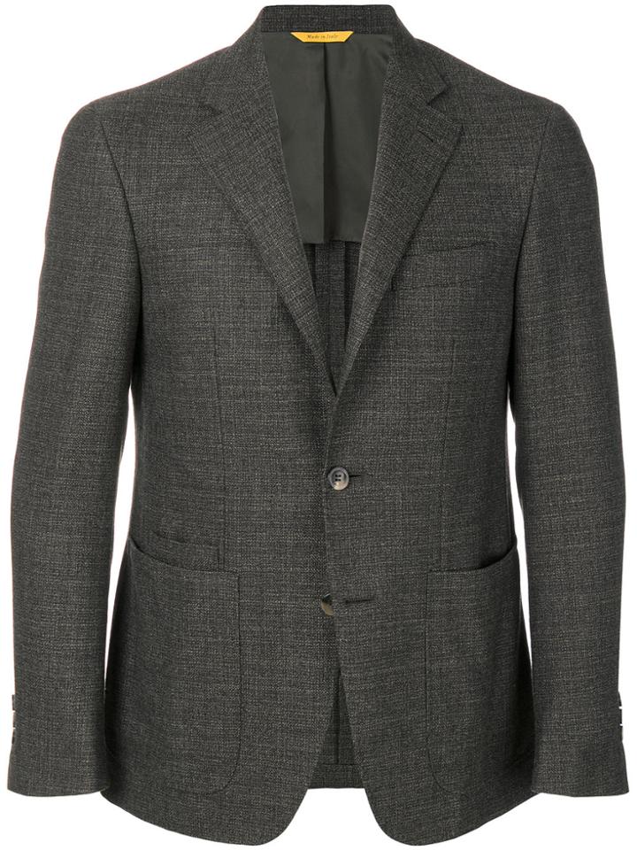 Canali Plain Blazer - Brown