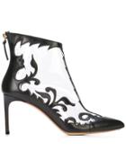 Francesco Russo Cut-out Ankle Boot - Black