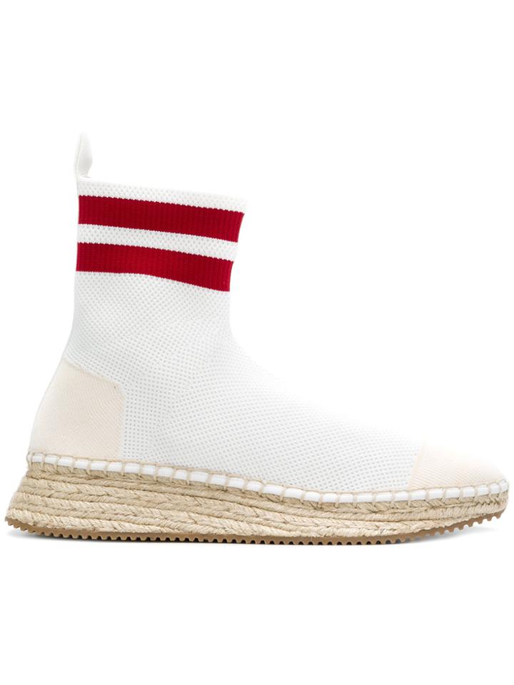 Alexander Wang Dylan Sock Sneakers - White