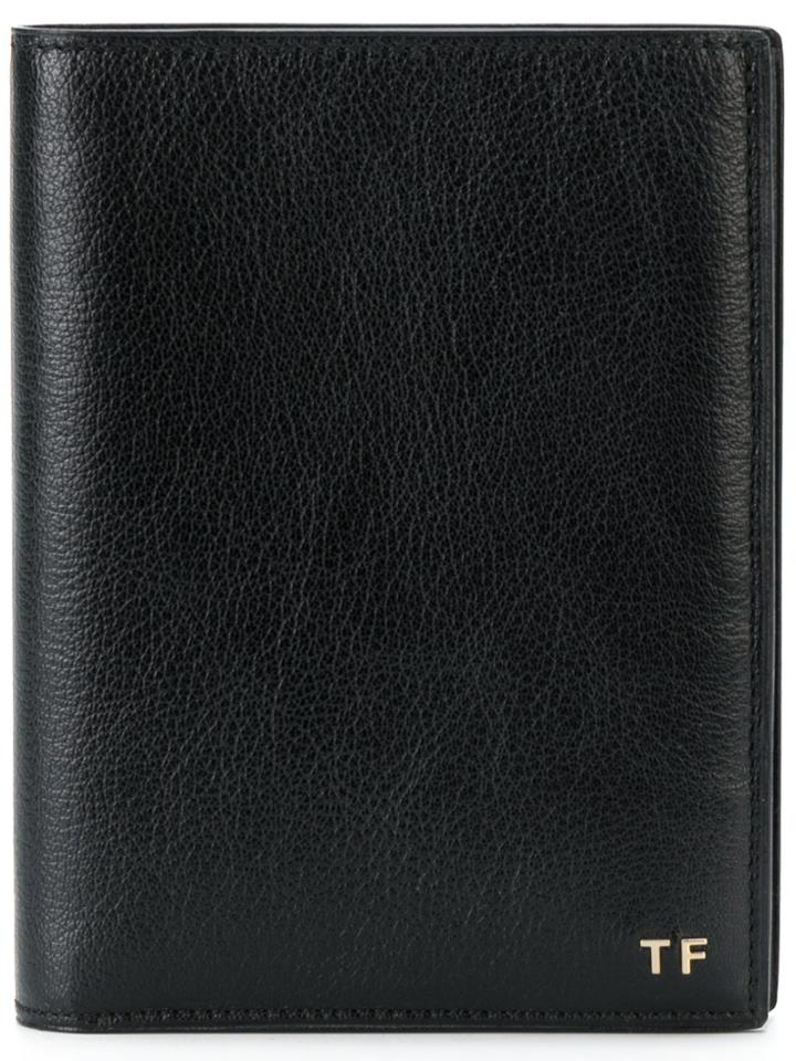 Tom Ford Brand Embossed Wallet - Black