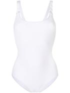 Eres Slim Fit Swimsuit - White