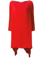 Gianluca Capannolo Draped Dress, Women's, Size: 44, Red, Silk