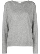Closed Loose Fitted Sweater - Grey