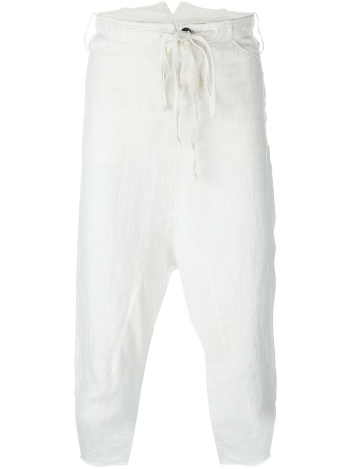 Lost & Found Rooms Tailored Back Pant - White
