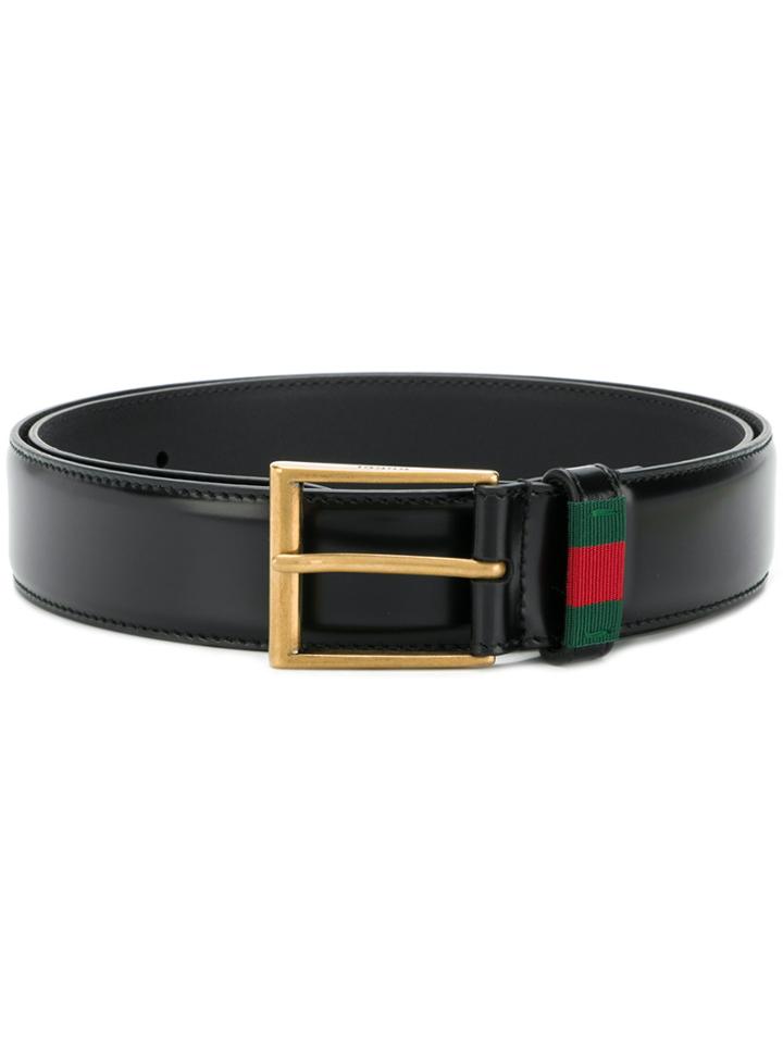 Gucci Web Belt - Black