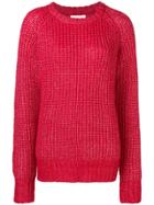 Cecilie Copenhagen Chunky Knit Sweater - Red