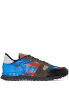 Valentino Valentino Garavani Rock Runner Sneakers - Blue