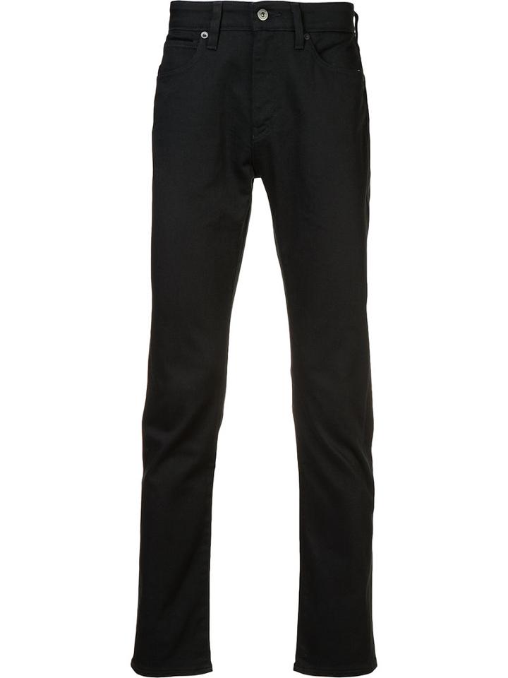 Levi's: Made & Crafted Stretch Slim-fit Jeans, Men's, Size: 34/32, Black, Cotton/spandex/elastane