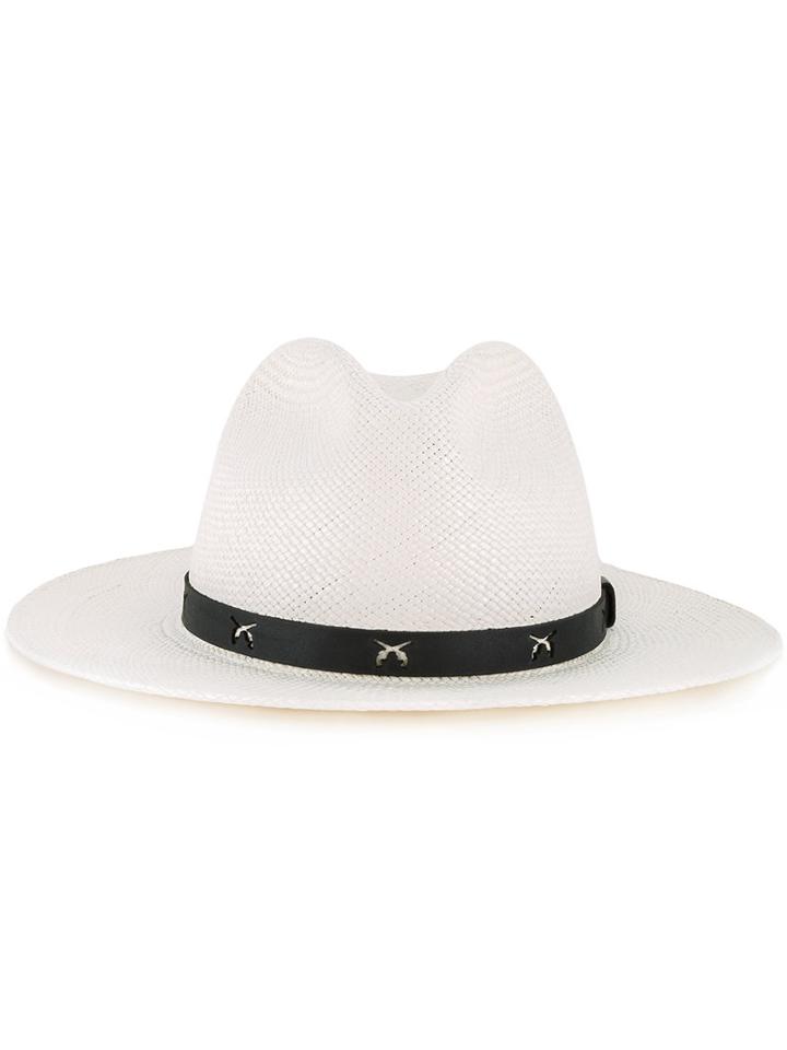 Roar Panama Hat, Men's, White, Straw