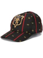 Dolce & Gabbana Crown Print Baseball Cap - Black