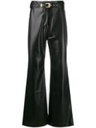 Nanushka Belted Waist Trousers - Black