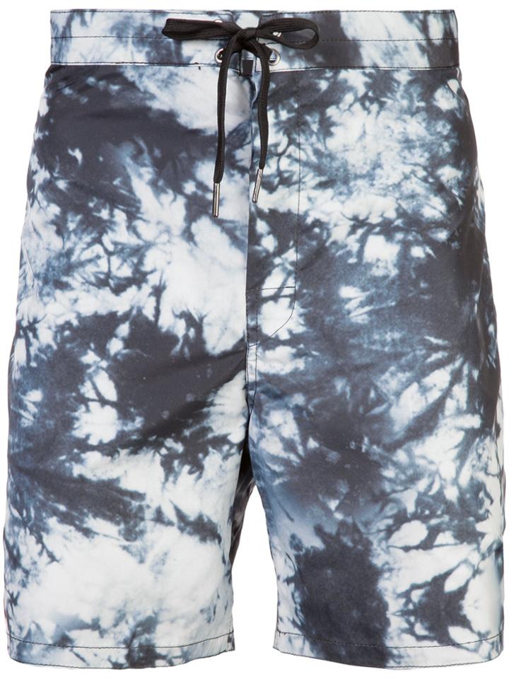 Cynthia Rowley New School Printed Board Shorts - Blue