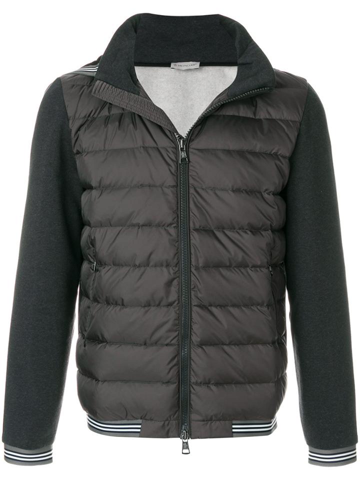 Moncler Padded Front Hoodie - Grey