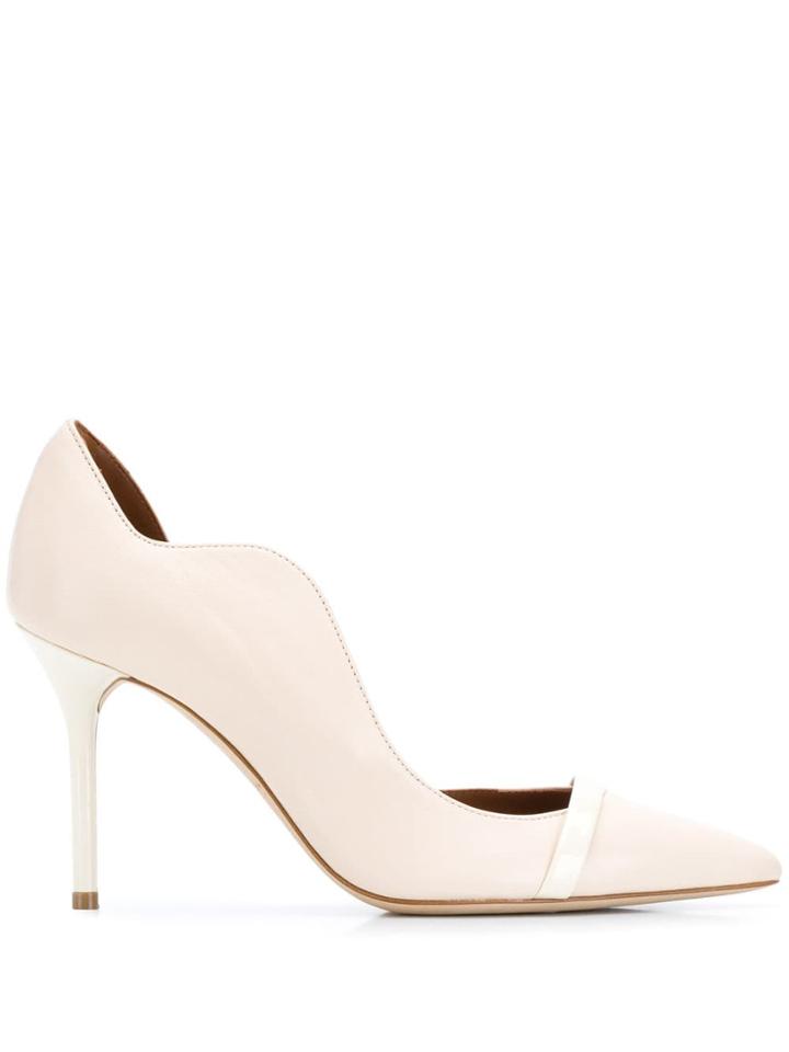Malone Souliers Scalloped Pumps - Neutrals