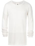 Lost & Found Rooms - Tonal Jumper - Men - Acrylic/polyamide/mohair/wool - Xl, White, Acrylic/polyamide/mohair/wool
