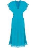 Ermanno Scervino Lace Trim Dress - Blue