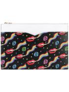 Olympia Le-tan Large 'dutchies' Pouch - Black