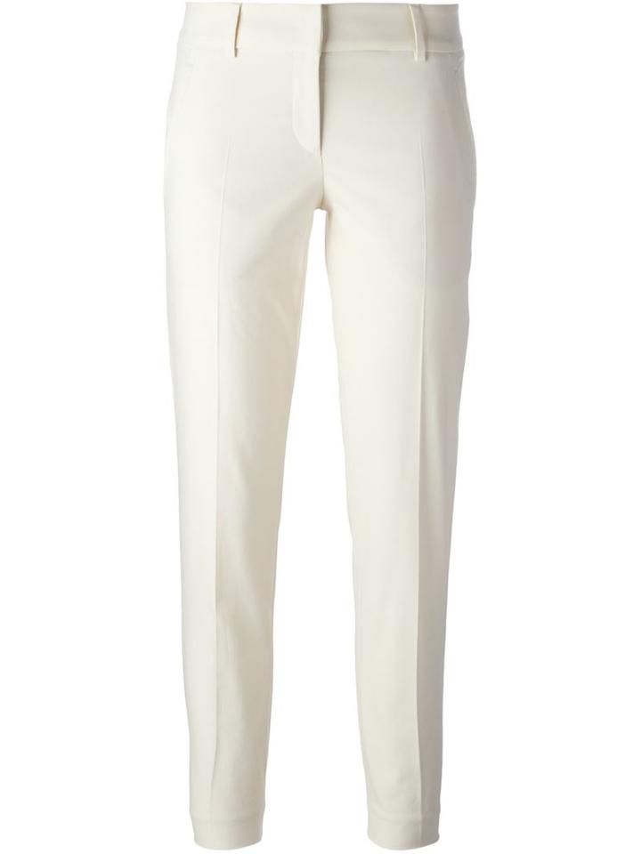 Brunello Cucinelli Chino Trousers, Women's, Size: 44, Nude/neutrals, Cotton/spandex/elastane/acetate/polyester