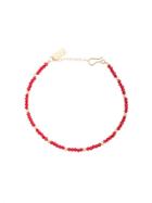 Hues Bead Single Bracelet - Red