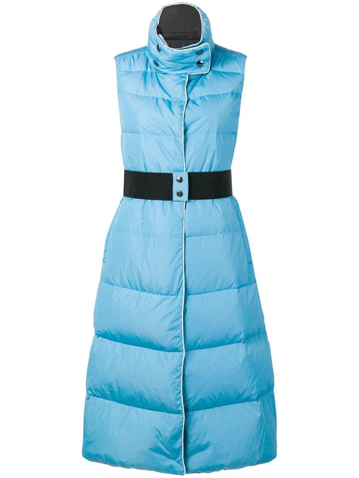 Dorothee Schumacher Sleeveless Padded Coat - Blue
