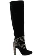 Alberta Ferretti Stud Embellished Boots - Black
