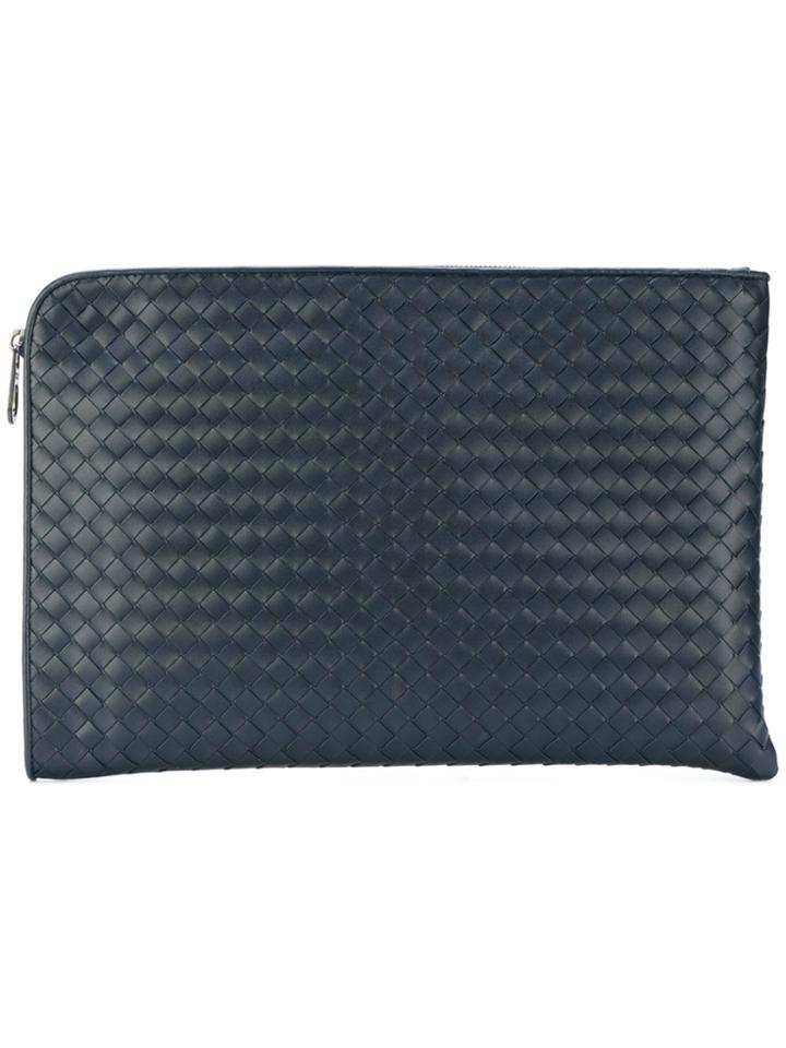 Bottega Veneta Intrecciato Document Case - Blue