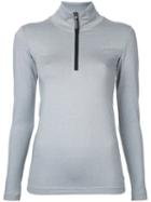 The Upside - Zipped Neck Sweatshirt - Women - Polyester - S, Grey