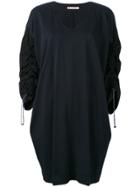 Marni Drawstring Sleeve Dress - Blue