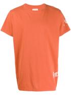 Greg Lauren Crew Neck T-shirt - Orange