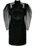 Givenchy Bow Front Short Dress - Black