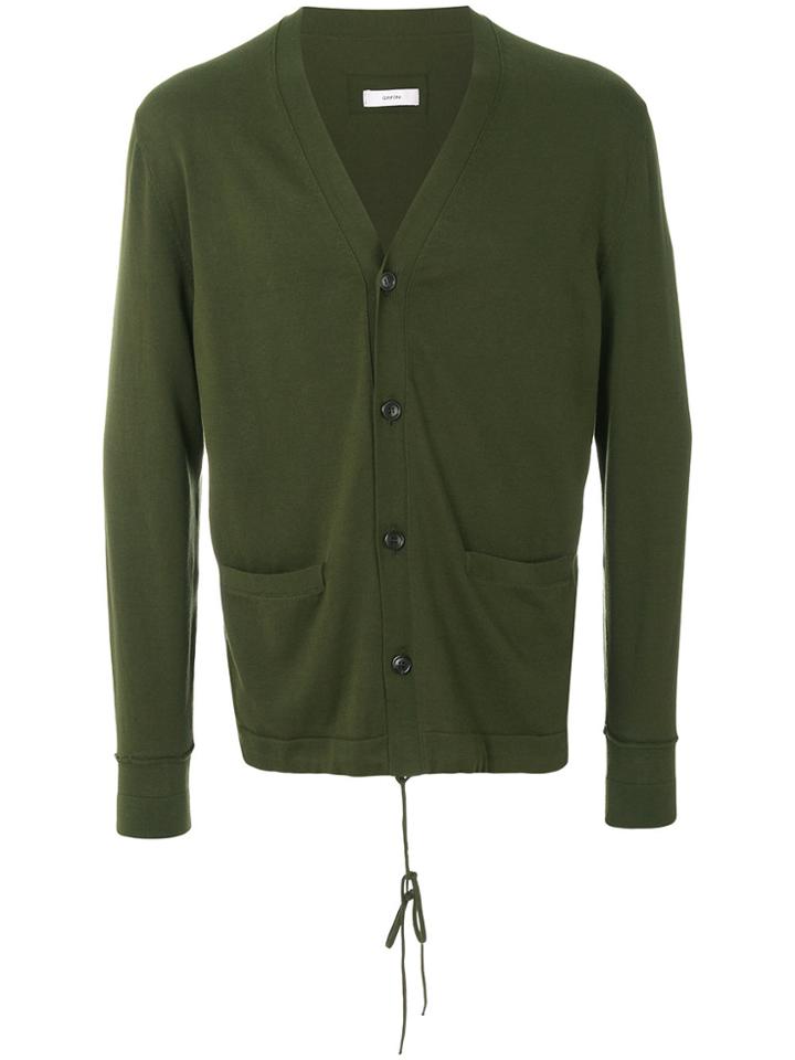 Mauro Grifoni V-neck Cardigan - Green