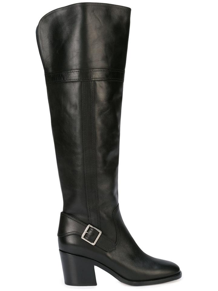 Derek Lam Arizona Over The Knee Buckle Boot - Black