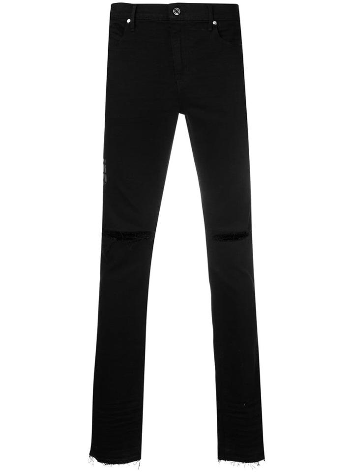 Rta Ripped Knee Skinny Jeans - Black