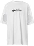 Burberry Cutout Logo T-shirt - White