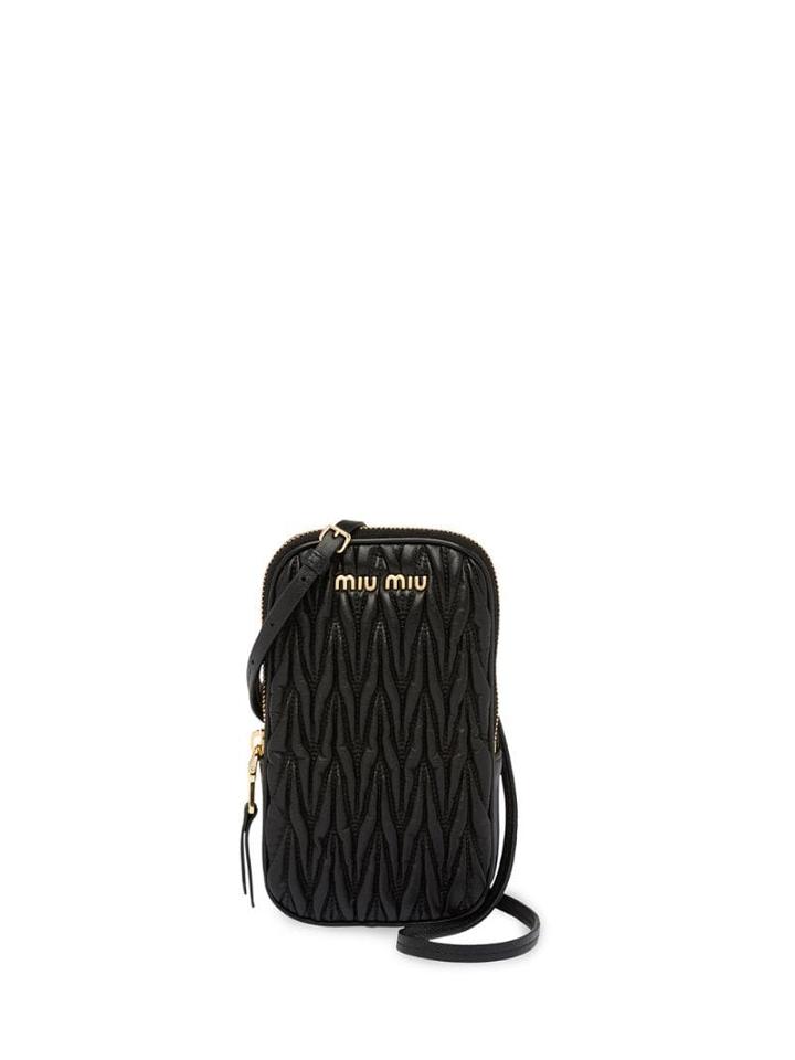 Miu Miu Matelassé Mini-bag - Black
