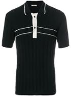 Nuur Knitted Polo Shirt - Black