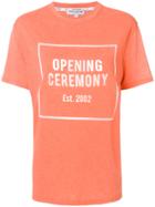 Opening Ceremony Logo Print T-shirt - Yellow & Orange