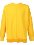 Daniel Patrick Loose-fit Sweatshirt, Men's, Size: Large, Yellow/orange, Cotton