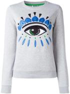 Kenzo Eye Sweatshirt, Women's, Size: Xs, Grey, Cotton